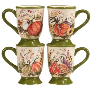 Certified International Harvest Morning 16 oz. Mugs,Set of 4 Multi-Color 16 Oz. Certified International Harvest Morning 16 oz. Mugs,Set of 4 Multi-Color 16 Oz.