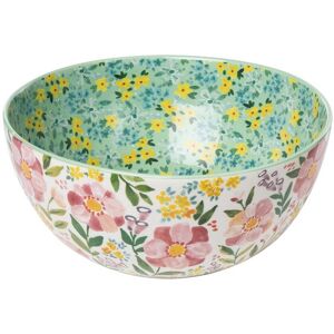 Transpac Ceramic 10 in. Everyday Floral Boutique Mixing Bowl Multi 4.75 In. H X 1.0 In. D Transpac Ceramic 10 in. Everyday Floral Boutique Mixing Bowl Multi 4.75 In. H X 1.0 In. D