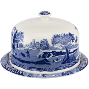 Spode Blue Italian 2 Piece Serving Platter with Dome Blue/White 11.5 In. L X 11.5 In. W X 7.0 In. H Spode Blue Italian 2 Piece Serving Platter with Dome Blue/White 11.5 In. L X 11.5 In. W X 7.0 In. H