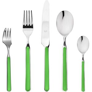 Mepra Fantasia Flatware Set with Cake Forks - 30 Pieces Apple Green Service for 6 Mepra Fantasia Flatware Set with Cake Forks - 30 Pieces Apple Green Service for 6