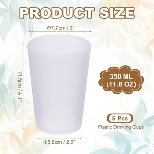 Unique Plastic Tumblers, Reusable Drinking Glasses Unbreakable Water Tumblers for Home Clear 0.01 In. W X 0.01 In. H Unique Plastic Tumblers, Reusable Drinking Glasses Unbreakable Water Tumblers for Home Clear 0.01 In. W X 0.01 In. H