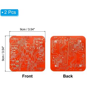 Unique Coaster, PCB Coasters Circuit Board Coasters FR-4 Drink Bar Coasters for Drinks Coffee Table Bar Gifts Boy-friend Men Red 0.01 In. W X 0.01 In. D Unique Coaster, PCB Coasters Circuit Board Coasters FR-4 Drink Bar Coasters for Drinks Coffee Table Bar Gifts Boy-friend Men Red 0.01 In. W X 0.01 In. D