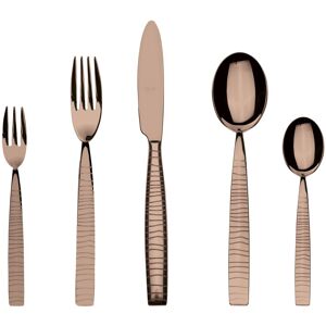 Mepra Tigre Flatware Set with Cake Forks - 30 Pieces Bronze Service for 6 Mepra Tigre Flatware Set with Cake Forks - 30 Pieces Bronze Service for 6