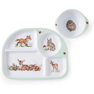 Royal Worcester Wrendale Designs Little Wren Tray & Bowl Set - 0.7 White 0.7 Royal Worcester Wrendale Designs Little Wren Tray & Bowl Set - 0.7 White 0.7