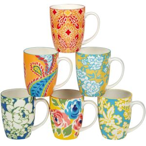 Certified International Damask Floral Assorted Designs 14 oz. Mugs, Set of 6 Multi 13 oz. and up Certified International Damask Floral Assorted Designs 14 oz. Mugs, Set of 6 Multi 13 oz. and up