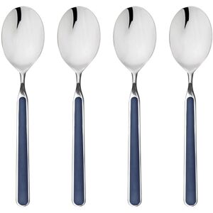 Mepra Fantasia American 4-Piece Coffee Spoon Set Blue Service for 1 Mepra Fantasia American 4-Piece Coffee Spoon Set Blue Service for 1