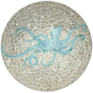 Zeckos Octopus Lazy Susan 16 In Capiz Shell Mosaic Rotating Tray Coastal - 16 X 16 X 1.5 inches Blue 16 X 16 X 1.5 inches Zeckos Octopus Lazy Susan 16 In Capiz Shell Mosaic Rotating Tray Coastal - 16 X 16 X 1.5 inches Blue 16 X 16 X 1.5 inches