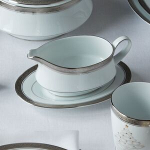 Noritake Crestwood Butter/Relish Tray, 8 Platinum 5.5 In. L X 8.0 In. W X 0.75 In. H Noritake Crestwood Butter/Relish Tray, 8 Platinum 5.5 In. L X 8.0 In. W X 0.75 In. H