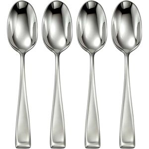 Oneida Moda Fine Flatware Teaspoons, Set Of 4 Stainless Service for 4 Oneida Moda Fine Flatware Teaspoons, Set Of 4 Stainless Service for 4