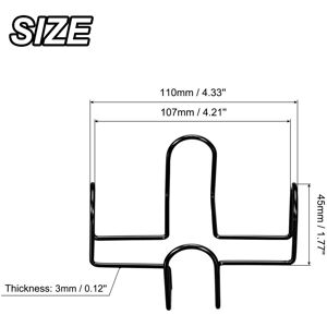 Unique Coaster Holder, 2pcs 4 Black 1.77 Unique Coaster Holder, 2pcs 4 Black 1.77