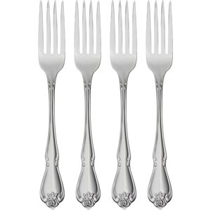Oneida True Rose Everyday Flatware Dinner Forks, Set Of 4 Stainless Service for 4 Oneida True Rose Everyday Flatware Dinner Forks, Set Of 4 Stainless Service for 4