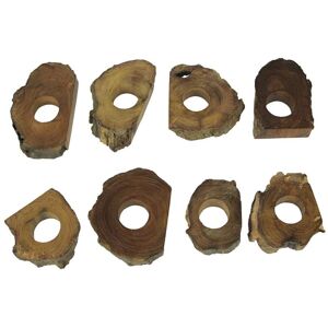Zeckos Natural Acacia Wood Slice Napkin Rings Dining Decor (Set Of 8) - 1.25 X 4.25 X 4 inches Brown 1.25 X 4.25 X 4 inches Zeckos Natural Acacia Wood Slice Napkin Rings Dining Decor (Set Of 8) - 1.25 X 4.25 X 4 inches Brown 1.25 X 4.25 X 4 inches
