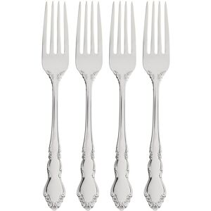 Oneida Dover Fine Flatware Dinner Forks, Set Of 4 Stainless Service for 4 Oneida Dover Fine Flatware Dinner Forks, Set Of 4 Stainless Service for 4