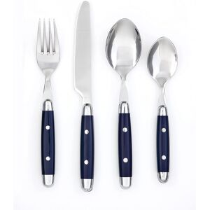 Cambridge Jubilee White 16-Piece Flatware Set Blue 16 Piece Cambridge Jubilee White 16-Piece Flatware Set Blue 16 Piece