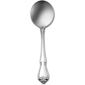 Oneida 18/10 Stainless Steel Arbor Rose Bouillon Spoons (Set of 36) Silver Service for 12 Oneida 18/10 Stainless Steel Arbor Rose Bouillon Spoons (Set of 36) Silver Service for 12