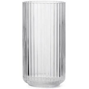 Lyngby Porcelain Lyngby Porcelæn Mouth Blown Glass Vase, Clear Clear H: 9.8 Lyngby Porcelain Lyngby Porcelæn Mouth Blown Glass Vase, Clear Clear H: 9.8