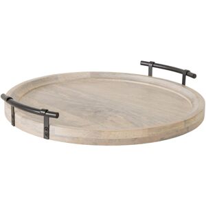 Kate and Laurel Bruillet Lazy Susan Tray Natural 20x20 Kate and Laurel Bruillet Lazy Susan Tray Natural 20x20