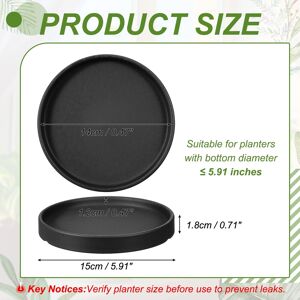 Unique Ceramic Plant Saucers, Round Flower Planter Water Trays Ceramic Plant Saucer Pot Tray Matte Black 5.5 Inch Unique Ceramic Plant Saucers, Round Flower Planter Water Trays Ceramic Plant Saucer Pot Tray Matte Black 5.5 Inch