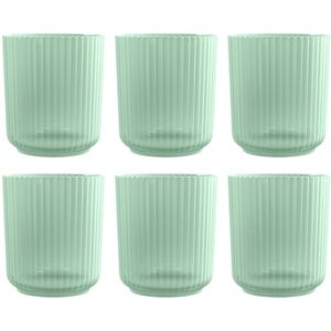 Abode Homewares Mesa PP Drinking Glass - 15 oz - Set of 6 Green Set of 6 Abode Homewares Mesa PP Drinking Glass - 15 oz - Set of 6 Green Set of 6
