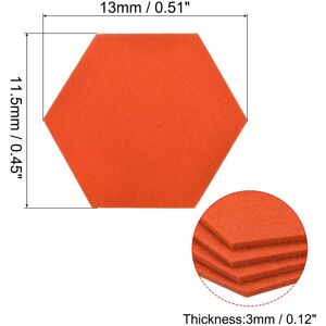 Unique Felt Coasters, 9pcs Absorbent Pad Coaster for Drink Cup Pot Bowl Vase Orange 0.45 In. W X 0.12 In. D Unique Felt Coasters, 9pcs Absorbent Pad Coaster for Drink Cup Pot Bowl Vase Orange 0.45 In. W X 0.12 In. D