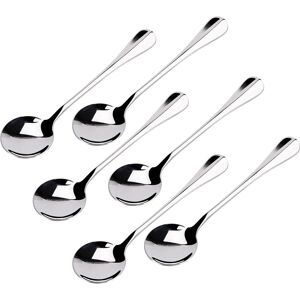 Unique 8 Pcs Stainless Steel Coffee Porridge Rice Soup Spoon 6.7 Silver 6.7 Unique 8 Pcs Stainless Steel Coffee Porridge Rice Soup Spoon 6.7 Silver 6.7