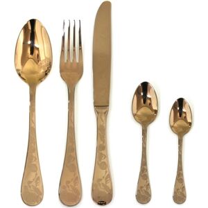 Mepra Venere Flatware Set with Moka Spoons - 30 Pieces Bronze Service for 6 Mepra Venere Flatware Set with Moka Spoons - 30 Pieces Bronze Service for 6