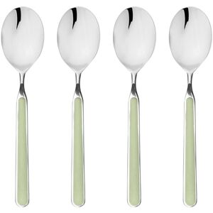 Mepra Fantasia 4-Piece Coffee Spoon Set Sage Service for 1 Mepra Fantasia 4-Piece Coffee Spoon Set Sage Service for 1
