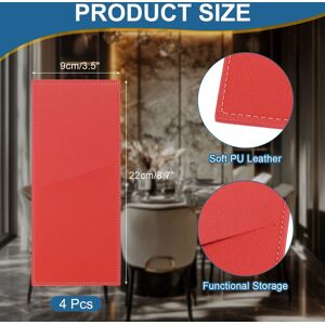 Unique Leather Cutlery Sleeve Knife Bag Pouch for Dining Table - 22 x 9 cm Red 22 x 9 cm Unique Leather Cutlery Sleeve Knife Bag Pouch for Dining Table - 22 x 9 cm Red 22 x 9 cm