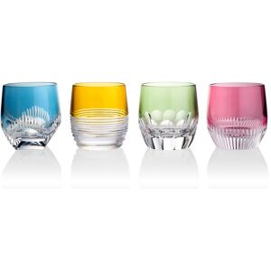 Waterford Mixology Colour Tumbler 8.5floz, Mixed Pattern, Set of 4 Multi Set of 4 Waterford Mixology Colour Tumbler 8.5floz, Mixed Pattern, Set of 4 Multi Set of 4