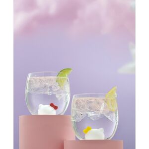 JoyJolt Hello Kitty® and Mimmy 3D Icon Short Drinking Glasses - 13.5 oz - Set of 2 Clear Set of 2 JoyJolt Hello Kitty® and Mimmy 3D Icon Short Drinking Glasses - 13.5 oz - Set of 2 Clear Set of 2
