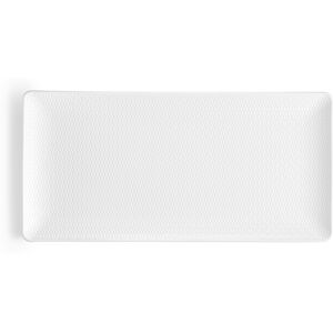 Wedgwood Gio White 12.6-inch Fine Bone China Rectangular Serving Tray White 12.6 In. X 6.2 In. X 0.66 In. Wedgwood Gio White 12.6-inch Fine Bone China Rectangular Serving Tray White 12.6 In. X 6.2 In. X 0.66 In.