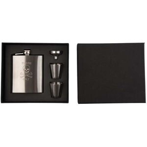 Beachcombers 4-Piece Pirate's Flask Gift Set - Black Black Beachcombers 4-Piece Pirate's Flask Gift Set - Black Black