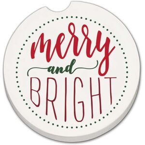 CounterArt Merry Lights 2 Pack Absorbent Stone Coaster for Vehicle Cup Holder 2.6” Diameter Manufactured in The USA Multi 2.5 In. L X 2.5 In. W X 0.5 In. D CounterArt Merry Lights 2 Pack Absorbent Stone Coaster for Vehicle Cup Holder 2.6” Diameter Manufactured in The USA Multi 2.5 In. L X 2.5 In. W X 0.5 In. D