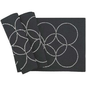 Sparkles Home Rhinestone Circles Table Runner Black 108 Sparkles Home Rhinestone Circles Table Runner Black 108