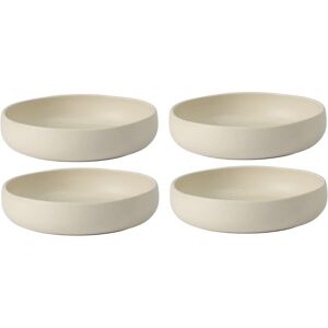 Bloomhouse Corcisa Clay 4 Piece Dinner, Pasta, Meal Bowl Set Sea Salt White 9.0 In. L X 9.0 In. W X 3.0 In. H Bloomhouse Corcisa Clay 4 Piece Dinner, Pasta, Meal Bowl Set Sea Salt White 9.0 In. L X 9.0 In. W X 3.0 In. H