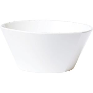 Vietri Melamine Lastra White Large Stacking Serving Bowl White 10.5 In. L X 10.5 In. W X 4.75 In. H Vietri Melamine Lastra White Large Stacking Serving Bowl White 10.5 In. L X 10.5 In. W X 4.75 In. H