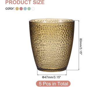 Unique Acrylic Drinking Glasses, 1Set Plastic Reusable Tumblers - Pink 7oz Unique Acrylic Drinking Glasses, 1Set Plastic Reusable Tumblers - Pink 7oz