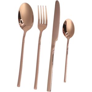 Unique 1 Set Flatware Sets Dishwasher Safe Knight Style Cutlery Set Knife Fork Large Small Spoons 4-Piece Set 410 Stainless Steel Rose Gold Tone 23x5x5cm Unique 1 Set Flatware Sets Dishwasher Safe Knight Style Cutlery Set Knife Fork Large Small Spoons 4-Piece Set 410 Stainless Steel Rose Gold Tone 23x5x5cm