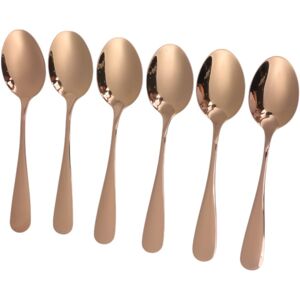 Unique 1 Set Flatware Sets Dishwasher Safe Coffee Spoons 6-Piece Set Stainless Steel Silver Tone 14x3.3cm Rose Gold Tone 0.01 In. L X 0.01 In. W X 0.01 In. H Unique 1 Set Flatware Sets Dishwasher Safe Coffee Spoons 6-Piece Set Stainless Steel Silver Tone 14x3.3cm Rose Gold Tone 0.01 In. L X 0.01 In. W X 0.01 In. H