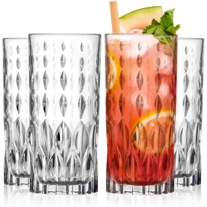Majestic Gifts Inc. Glass Highball Tumblers -13 Oz.-Set/4 Clear Set of 4 Majestic Gifts Inc. Glass Highball Tumblers -13 Oz.-Set/4 Clear Set of 4