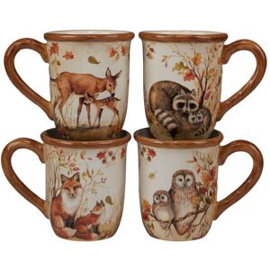 Certified International Pine Forest 16 oz. Mugs, Set of 4 Multi 13 oz. and up Certified International Pine Forest 16 oz. Mugs, Set of 4 Multi 13 oz. and up