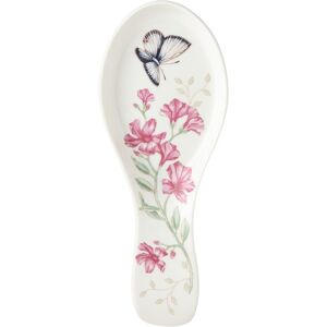 Lenox Butterfly Meadow Spoon Rest Multi White 10 Inch Lenox Butterfly Meadow Spoon Rest Multi White 10 Inch
