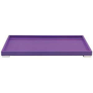 Mepra Tre Rectangular Tray 11.81 Violet 11.81 In. L X 7.87 In. W X 1.38 In. H Mepra Tre Rectangular Tray 11.81 Violet 11.81 In. L X 7.87 In. W X 1.38 In. H