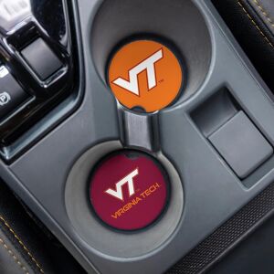 Evergreen Virginia Tech 4-Piece Ceramic Car Coaster Set Multi-Color 2.6 In. L X 2.6 In. W X 0.25 In. H Evergreen Virginia Tech 4-Piece Ceramic Car Coaster Set Multi-Color 2.6 In. L X 2.6 In. W X 0.25 In. H