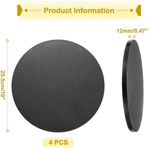 Unique Cake Boards, Round Cake Drum Circle Cake Base Grease Proof Pastry Board for Wedding Birthday Party Supplies Black 10 inch Unique Cake Boards, Round Cake Drum Circle Cake Base Grease Proof Pastry Board for Wedding Birthday Party Supplies Black 10 inch