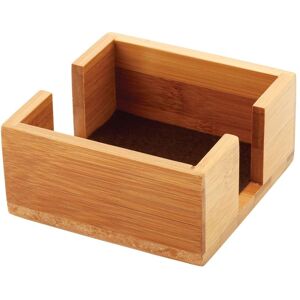CounterArt Natural Bamboo Wood Square Coaster Holder 5” x 5” x 2” Holds 4-4” Square Coasters Tan 5.0 In. L X 5.0 In. W X 2.0 In. D CounterArt Natural Bamboo Wood Square Coaster Holder 5” x 5” x 2” Holds 4-4” Square Coasters Tan 5.0 In. L X 5.0 In. W X 2.0 In. D