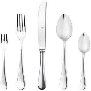 Mepra Brescia Flatware Set with Cake Forks - 30 Pieces - Stainless Steel Silver Service for 6 Mepra Brescia Flatware Set with Cake Forks - 30 Pieces - Stainless Steel Silver Service for 6