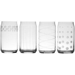 Mikasa Cheers Set of 4 Seltzer Glasses, 18.5 Ounce Clear Mikasa Cheers Set of 4 Seltzer Glasses, 18.5 Ounce Clear