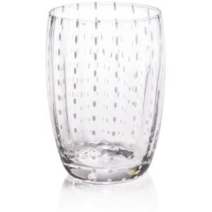Zodax Pescara White Dot Tumbler Glasses, Set of 4 Clear Set of 4 Zodax Pescara White Dot Tumbler Glasses, Set of 4 Clear Set of 4