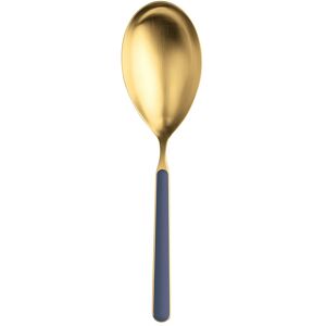 Mepra Fantasia Ice Gold Risotto Spoon Cobalt Service for 1 Mepra Fantasia Ice Gold Risotto Spoon Cobalt Service for 1